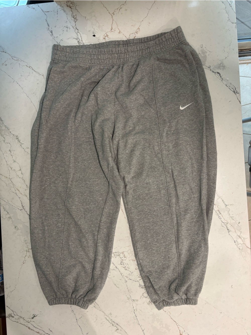 Nike Womens Gray Athletic Jogger Bottoms